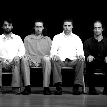 Metamorphosis: Martin Alacam, Richard Deutsch, Jan Kavan, Christoph Pajer. 2006. Pressefoto. Pressefoto darf für redaktionelle und PR-Zwecke in sämtlichen Online- und Printmedien frei verwendet werden. Die einzige Voraussetzung für die Nutzung ist die Quellenangabe: Ioulia Kondratovitch.