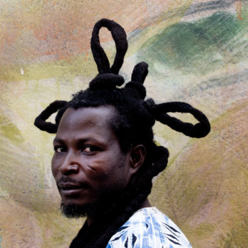 26-6-2014 Amsterdam, Concertgebouw
De Ghanese muzikant King Ayisoba.
Copyright Paul Bergen
