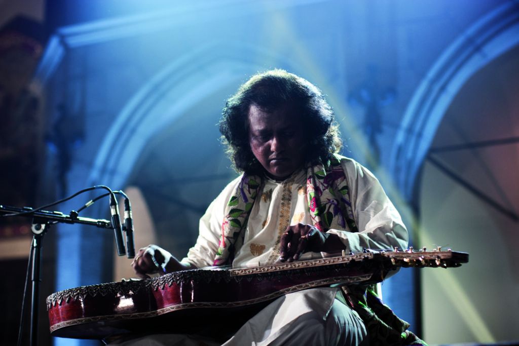 Debashish Bhattacharya trio